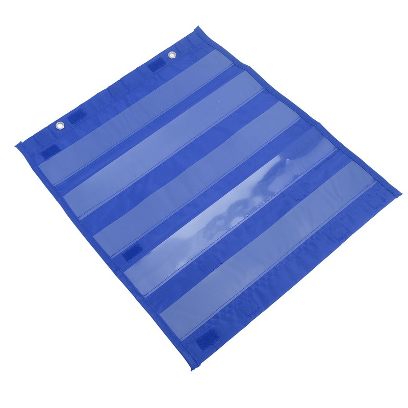 Magnetic Pocket Chart 5 Rows Transparent Schedule Pocket Chart for