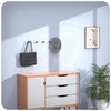 COCOYA 4Pack Metal Wall Hooks, Minimalist Coat Hooks Matte Black