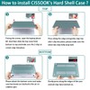 CISSOOK Compatible with MacBook Pro 13 inch Case M2 2023,