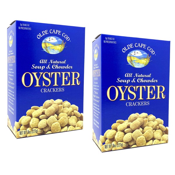 Olde Cape Cod Oyster Crackers, Soup & Chowder, Multi-Pack, 8 oz, (pack of 2)