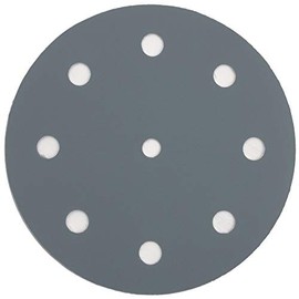 TigerShark 5 Inch Sanding Discs 9 Hole Wet Dry Grit 2500 20pcs Pack Special Anti Clog Coating Film Green Line Hook and Loop Dustless Random Orbital Sander Paper Ultra Fine