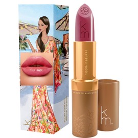 Karen Murrell Natural Lipstick - Lip Tint 43 Plum Martini - Sheer Buildable to Glossy Lip Tint - 100% Natural Ingredients, Moisturizes & Hydrates Lips - Paraben & Cruelty Free