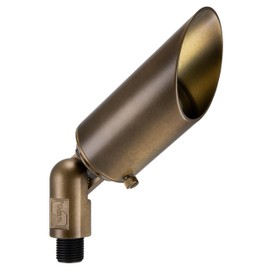 Vista Professional Outdoor Lighting GR-2106-BSO-NL Up Light/Accent Light with Solid Brass Housing & Brass Finish (No MR16 LED Bulb Included)