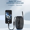 Endoscope Camera with Light 5MP HD IP67 Waterproof Sewer Inspection