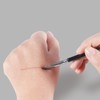 Fine Arc Eyeliner Brush, Flat Eyebrow Brush by Enzo Ken,