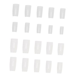 minkissy Artificial Nail Tips 2 Boxes of Fake Nails Manicure Set French Style for Comfortable