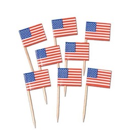 Pkgd U S Flag Picks Party Accessory (1 Count) (50/pkg) Pkg/12