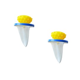 Gadpiparty 2 pcs Reusable Lint Catcher for Washing Machine Floating Mesh Filter Net Pouch Automatic Hair Debris Trap for Laundry Cleaning Random Color Random Color