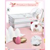 Liobelon Silicone Egg Molds - 8-Cavity Easter Egg Shaped Mold