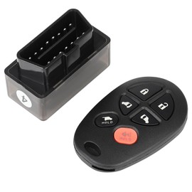 KEYALL Remote Flip Key Fob Replacement Fits for 2004-2006 Fit for Toyota Sienna 3.3L,2007-2017 Fit for Toyota Sienna 3.5L