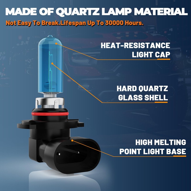 LECCIBUB Headlight Bulbs Compatible With GMC Yukon 2015-2018, 9005 High