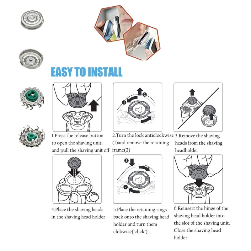 Shavers Replacement HeadsBlades