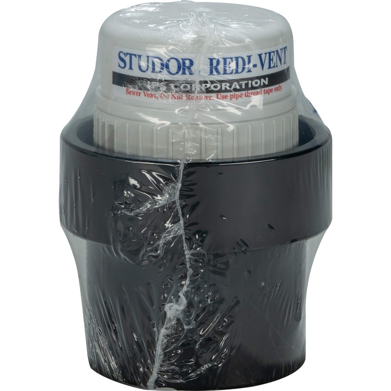 Studor 20349 Redi-Vent Air Admittance Valve with ABS Adapter, 1-1/2-