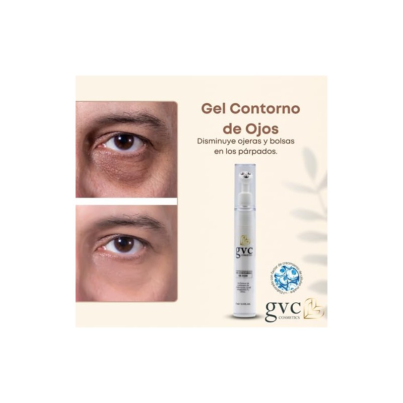 Gel Contorno de Ojos Disminuye las Ojeras y Bolsas con
