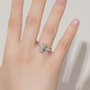Cross Cremation Ring for Ashes - 925 Sterling Silver Opal