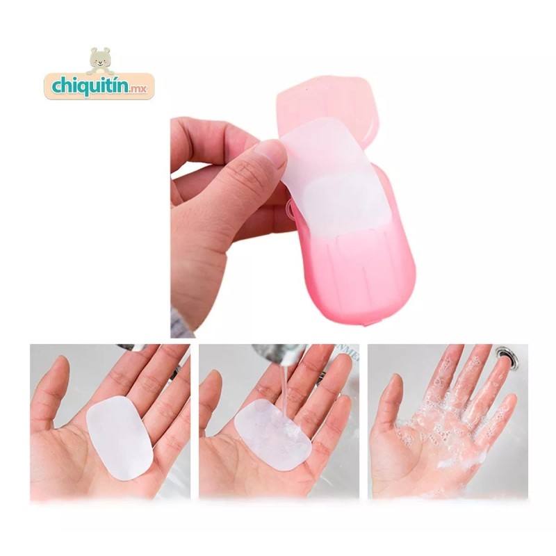 Chiquitin Estuches Con Laminas De Jabon Transportable 5 Pack