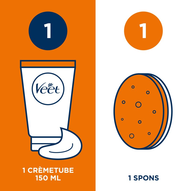 Veet Men - Men's Sensitive Skin Epilation Cream 150ml