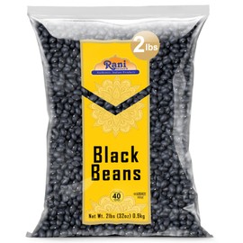 Rani Black Beans (Turtle Beans) 32oz (2lbs) 908g ~ All Natural | Vegan | Gluten Friendly | NON-GMO | Kosher | Product of USA