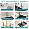 Kitchen Faucet Splash Guard, Diatomite Stone Drying Mat for Kitchen