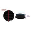 2" Round Plastic Louver Soffit Air Vent Reptile Screen Grille