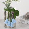 2 Pack Boho Handmade Flower Curtain Tiebacks Curtain Holdbacks -