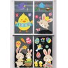 Giiffu 147 Pieces Easter Window Stickers, 6 Sheets PVC Easter