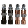 Upgraded Brass Oxy Acetylene Torch Quick Connect Fittings Sets,2PCS with