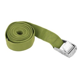 Ieron 8M x 2.5cm Green Roof Rack Straps Heavy Duty Tie Down Straps with Quick Release Buckle Fastener Rustproof for Motorcycle/Car/Bicycle Luggage Rack