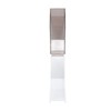 Fan Shape Storage Box with Dustproof Cover Compact Acrylic Filter