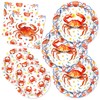 CC HOME Crab Birthday Paper Plates Napkins Starfish Shell Conch