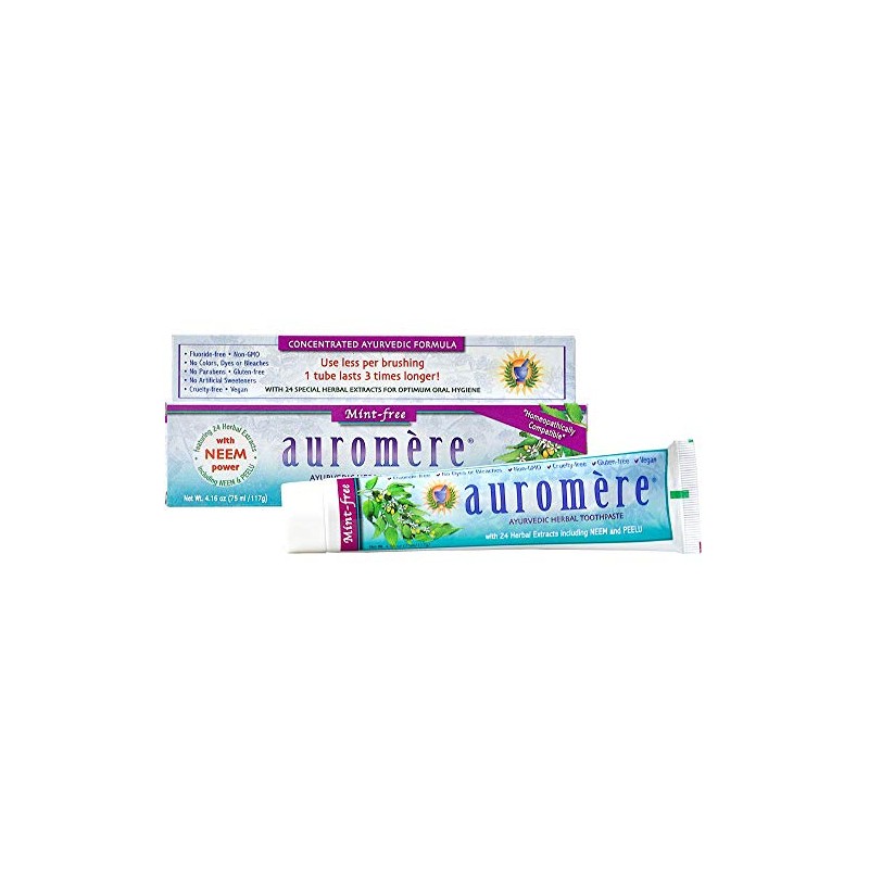Auromere Tthpste Mint Free