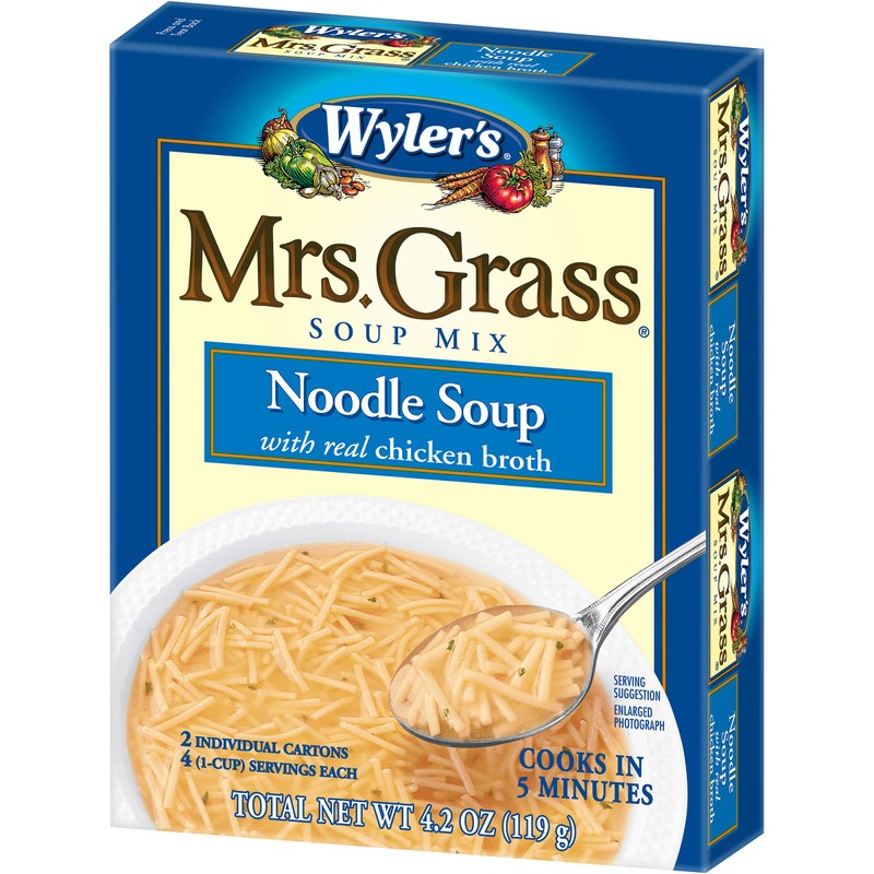 Mrs. Grass Soup Mix, Noodle, 4.2 Ounce (Pack of 12)
