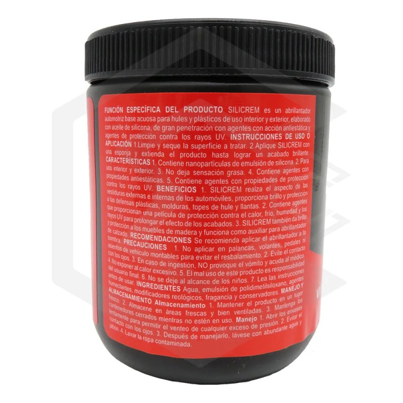 Abrillantador Para Llantas Y Plásticos Silicrem W Margrey 10595232 Color