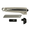 SDI-0423 Snap-off Utility Knife with 12 Set of Sk2+cr Blades,