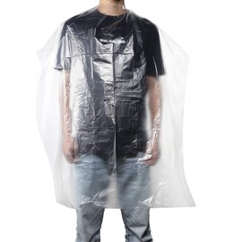 [Folove] Hair Dye Capes, 100 Pieces, Disposable, Waterproof, For Adults, Hair Dye Shawl, Shield, Protects Clothes, Salon, Beauty Salon, Hairdressing Cloak, Easy To Put On And Take Off, Hair Apron,