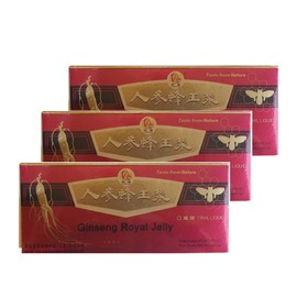 3 Boxes Ginseng Royal Jelly (30x10ml) - Packaging may vary