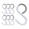 JUSTBOKU S-Shaped Hooks, Won't Fall Off, Rust Prevention, S-Shaped Hook,