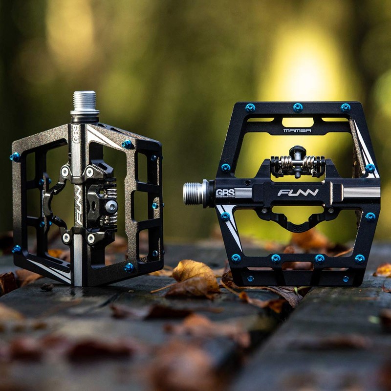 Funn Mamba MTB Clipless Pedals, Single Sided Clip, SPD Cleats