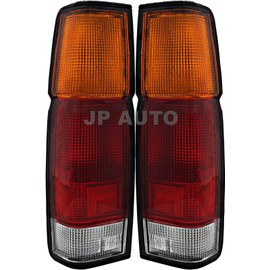 jpautowholesale For 1986-1994 Nissan D21 Tail Light Set Driver and Passenger Side