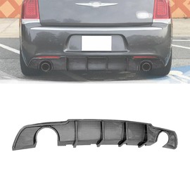Neopaftu Rear Diffuser Compatible with Chrysler 300 SRT 2015-2022 Rear Bumper Diffuser (Carbon Fiber Style)