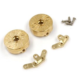 Yeah Racing EMED-007 Brass Front Steering Knuckle Arm (2) : Element 1/10 Enduro