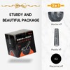 Tera Mortar and Pestle Set Natural Marble Grinder Spice Herb
