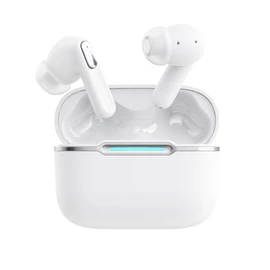 明誠 集音器 高齢者【2025年進化モデル&1台2役】Bluetooth 5.4 ワイヤレスイヤホン カナル型 AIノイズキャンセル 3段階音量調節 音声拡聴器 簡単操作 USB-C充電式 小型 軽量 両耳/片耳 降噪 通話/テレビ/音楽再生 クリアな音質 敬老の日 母の日 父の日 プレゼント イヤーキャップ（S/M/L）付き ホワイト