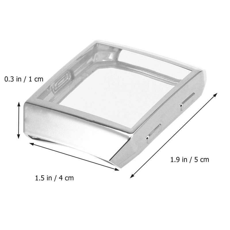 Gatuida 3pcs TPU Watch Cover for Smartwatch Protective Frame Scratch-Resistant