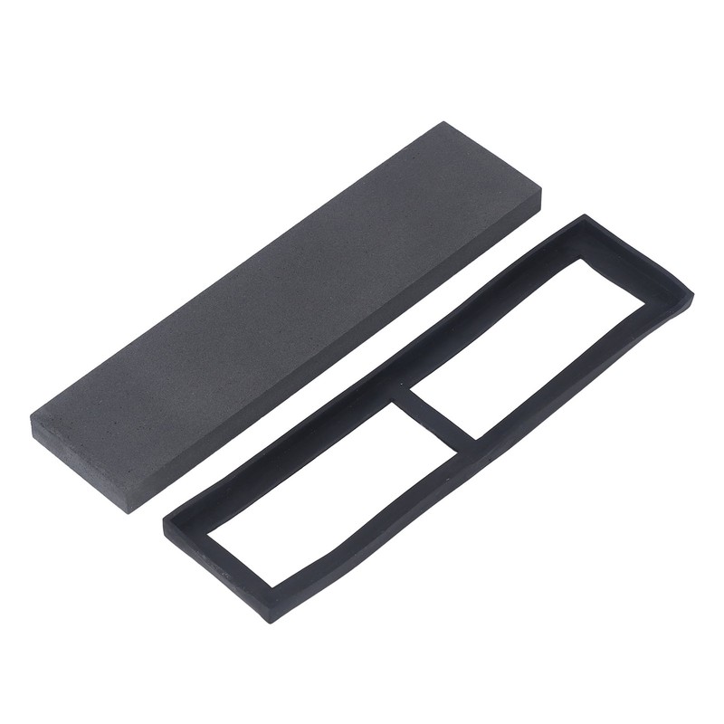 Knife Sharpening Stone with Rubber Base 800 Grit Professional Robust