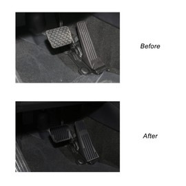 ANFOKAS Compatible with Mazda 3 CX-30 MX-30 CX-50 CX-90 Accessories Sporty Anti-Slip Car Interior Foot Pedal Covers Rest Brake Gas Accelerator Pedal Pads -Black