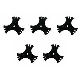 RAParts (5 Pack) Edger Blades 9" X 9" Fits Troy Bilt TB554 TEB515 781-0748 781-0748-0637