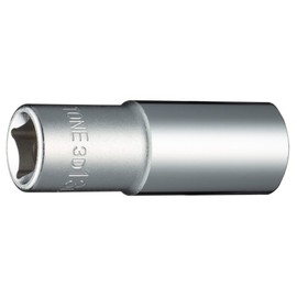 Tone Deep Socket (12 Square) 3D-13L Drive Angle 0.3 inch (9.5 mm) (3/8 mm), Double Side Width 0.5 inches (13 mm)