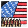 PatchStop Brand American Flag Combat Helmet Patch, Support Our Troops