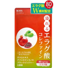 エラグ酸 80mg 溢れるエラグ酸 コレファイン （30 カプセル ） ザクロ アフリカマンゴノキ ブラックジンジャー 生酵素 米麹 ウロリチン ダイエット サポート サプリ サプリメント ROTTS ロッツ